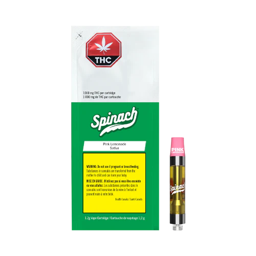 Spinach - Pink Lemonade Vape - Cartridge 510