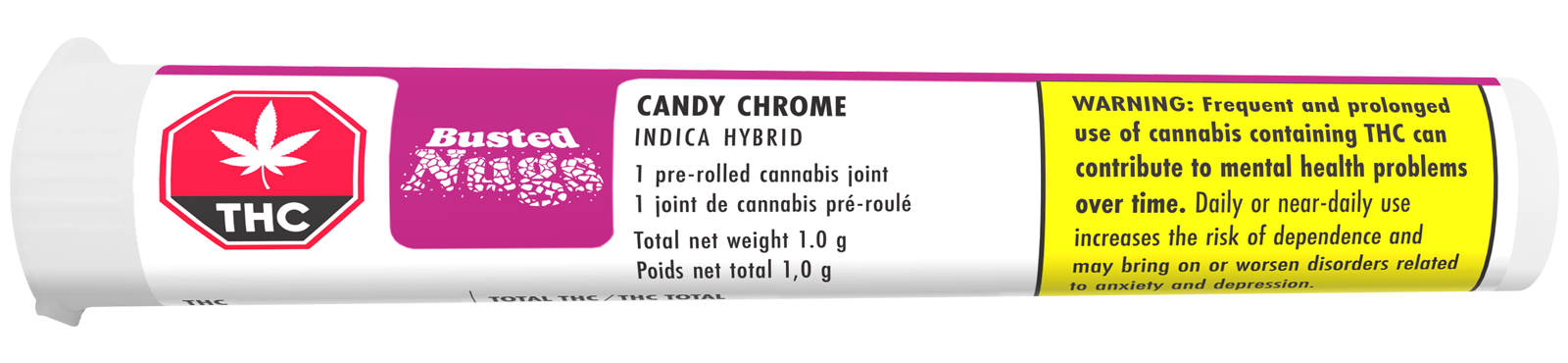 Busted Nugs - Pre-Rolled Candy Chrome