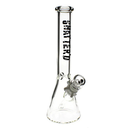 Shatter'd Glassworks - 12" Basic Beaker Glass Bong