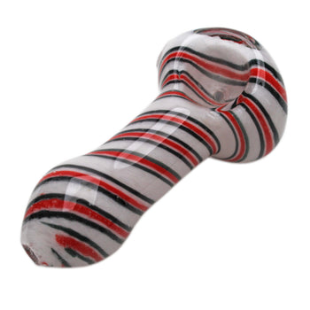 Genuine Pipe Co. - 2.5" Striped Glass Pipe