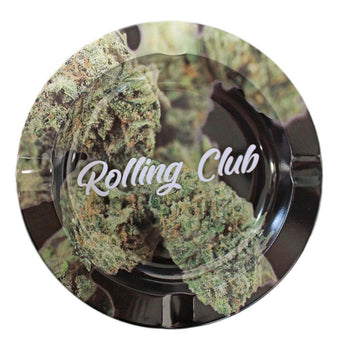 Rolling Club - Round Metal Ashtray