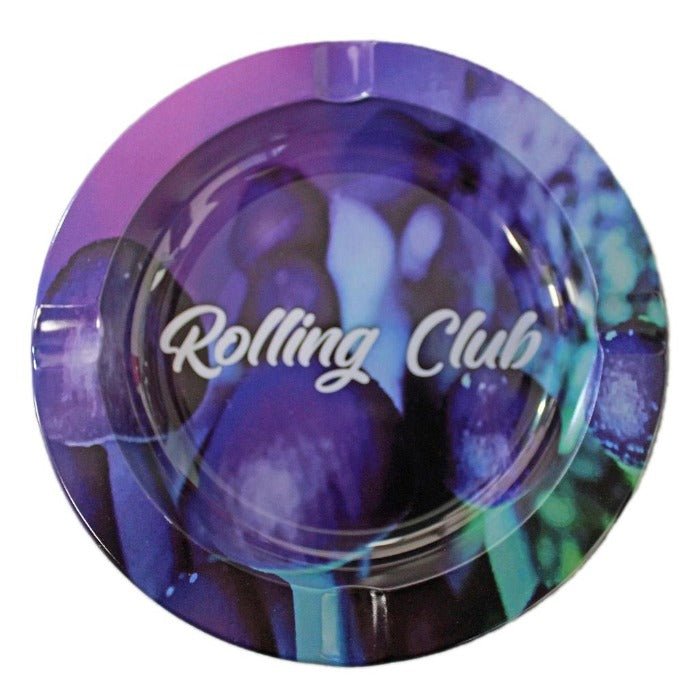 Rolling Club - Round Metal Ashtray