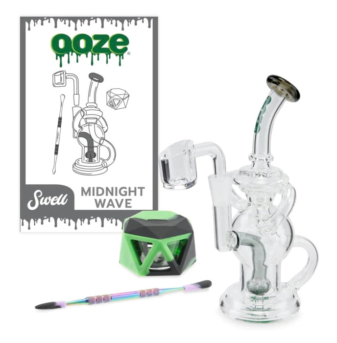 Ooze - Mini Recycler Glass Dab Rig